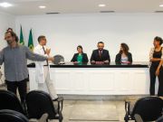 Cena do julgamento simulado de processo Ético