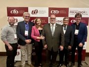 Presidente do CFO, Dr. Juliano do Vale com a delegação do RN 