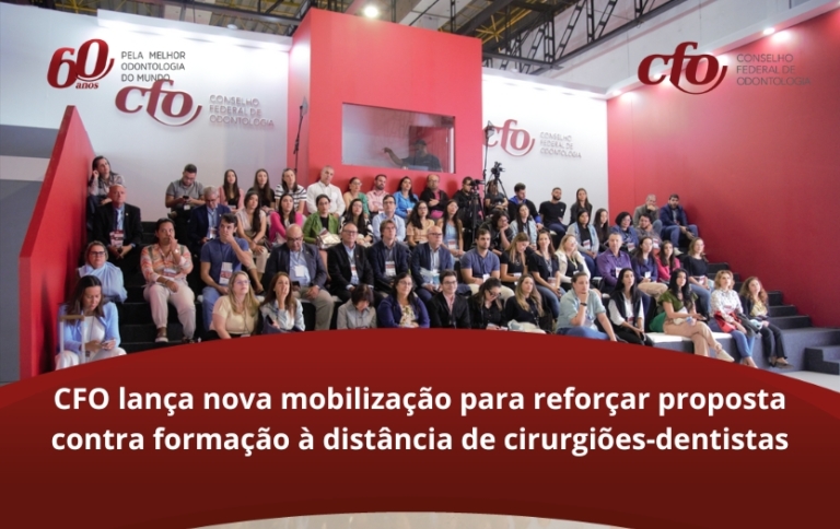 CFO lança nova mobilização para reforçar proposta contra formação à distância de cirurgiões-dentistas
