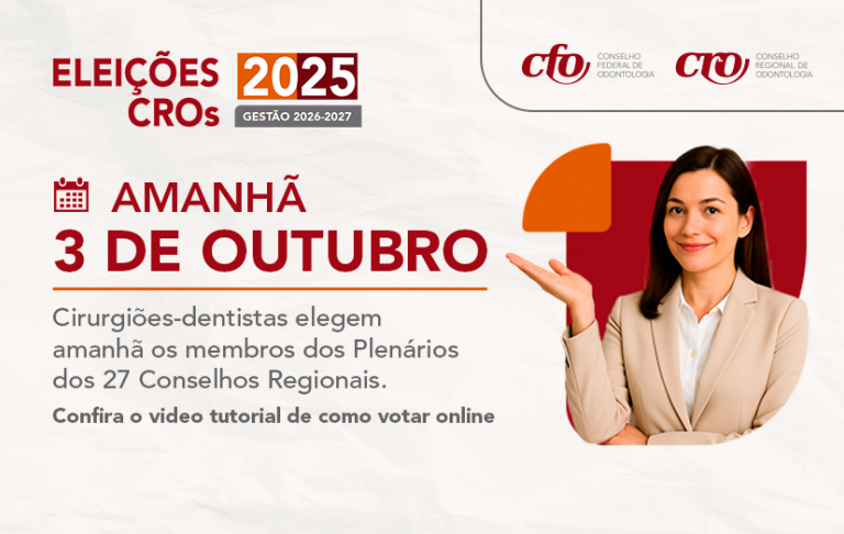 Nesta sexta, dia 3, os  27 Conselhos Regionais de todo país realizam a Eleição 2025