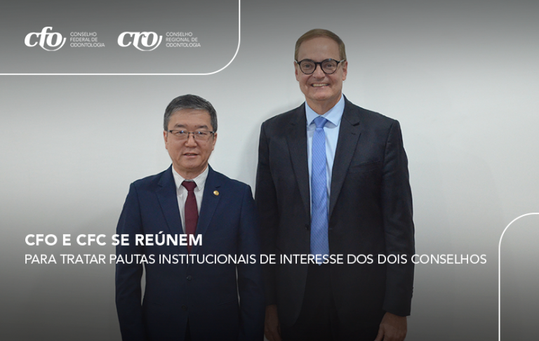 Conselho Federal de Odontologia e Conselho Federal de Contabilidade se reúnem para debater pautas institucionais