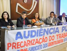 Audiência Pública na AL debate condições de trabalho e salários dos dentistas na saúde pública