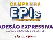 Campanha EPIs: adesão expressiva da categoria marca mês de lançamento